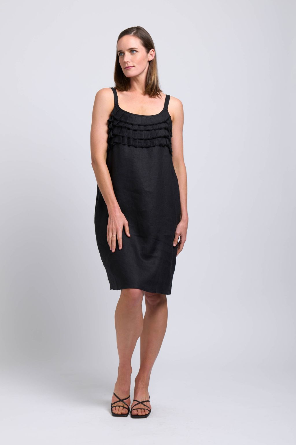 Pleat Dreams Dress - Black