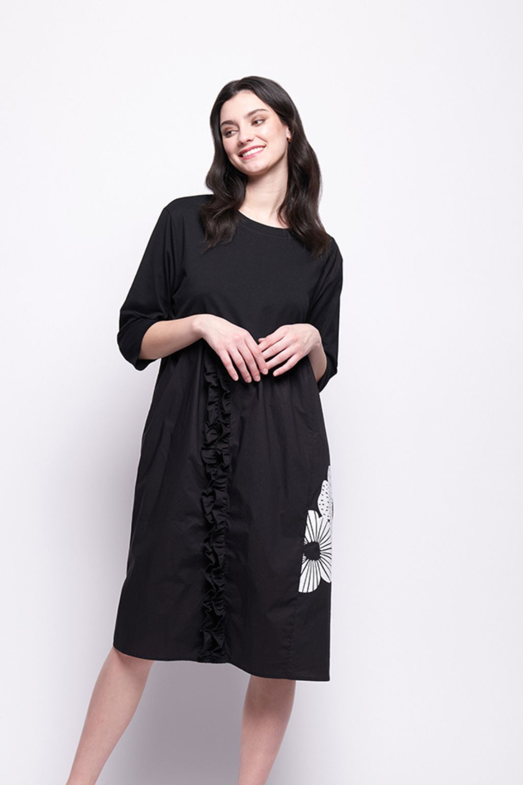Twice As Nice Dress - Black