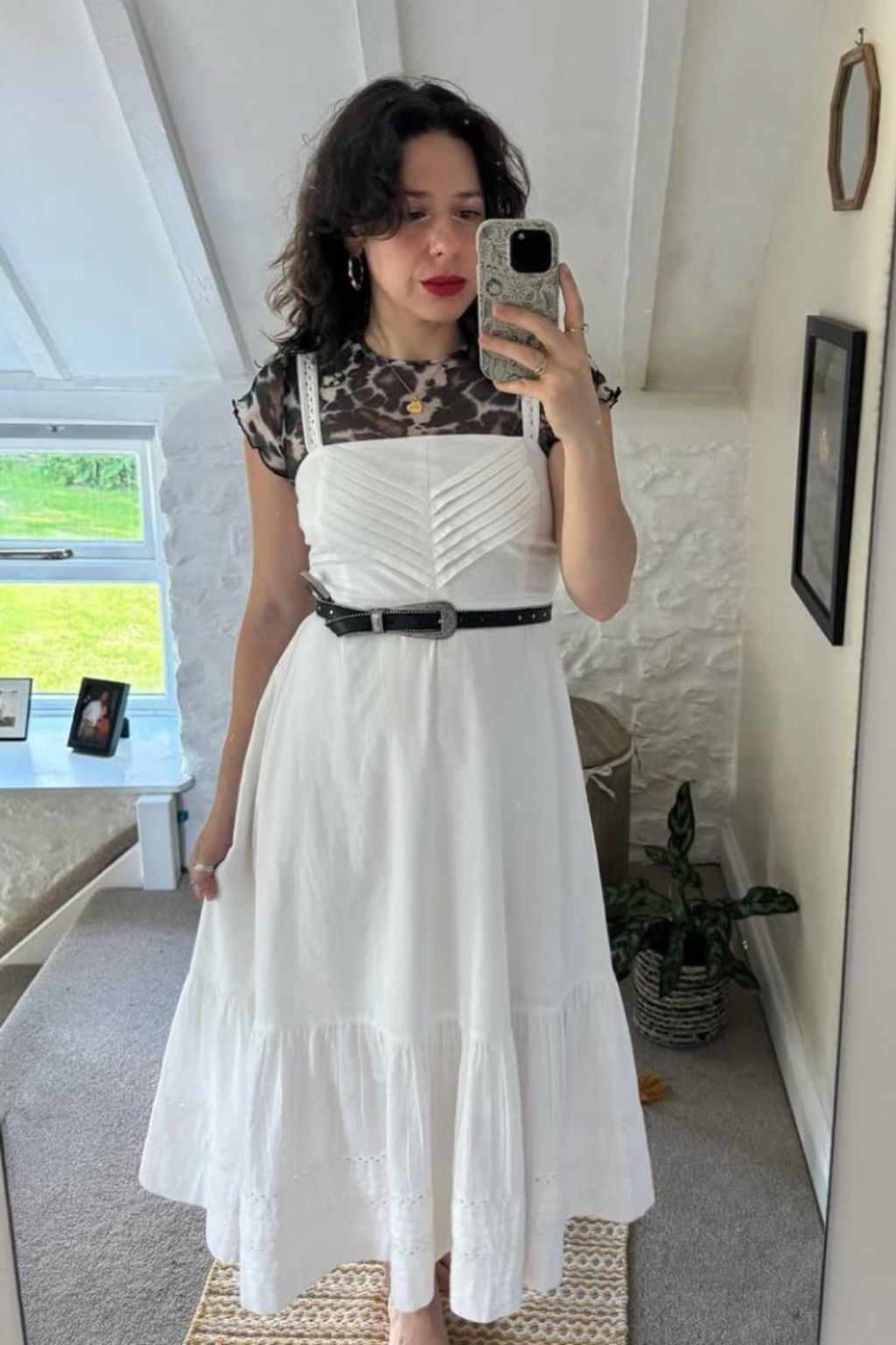 Charlotte Sundress - White