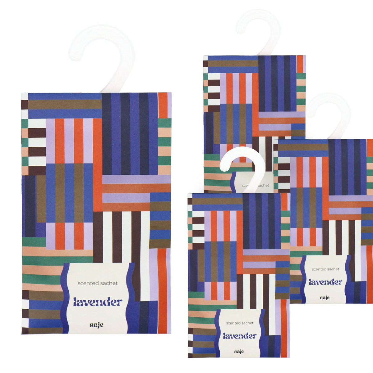 Saje Scented Hanging Sachet - Set of 4 Lavender