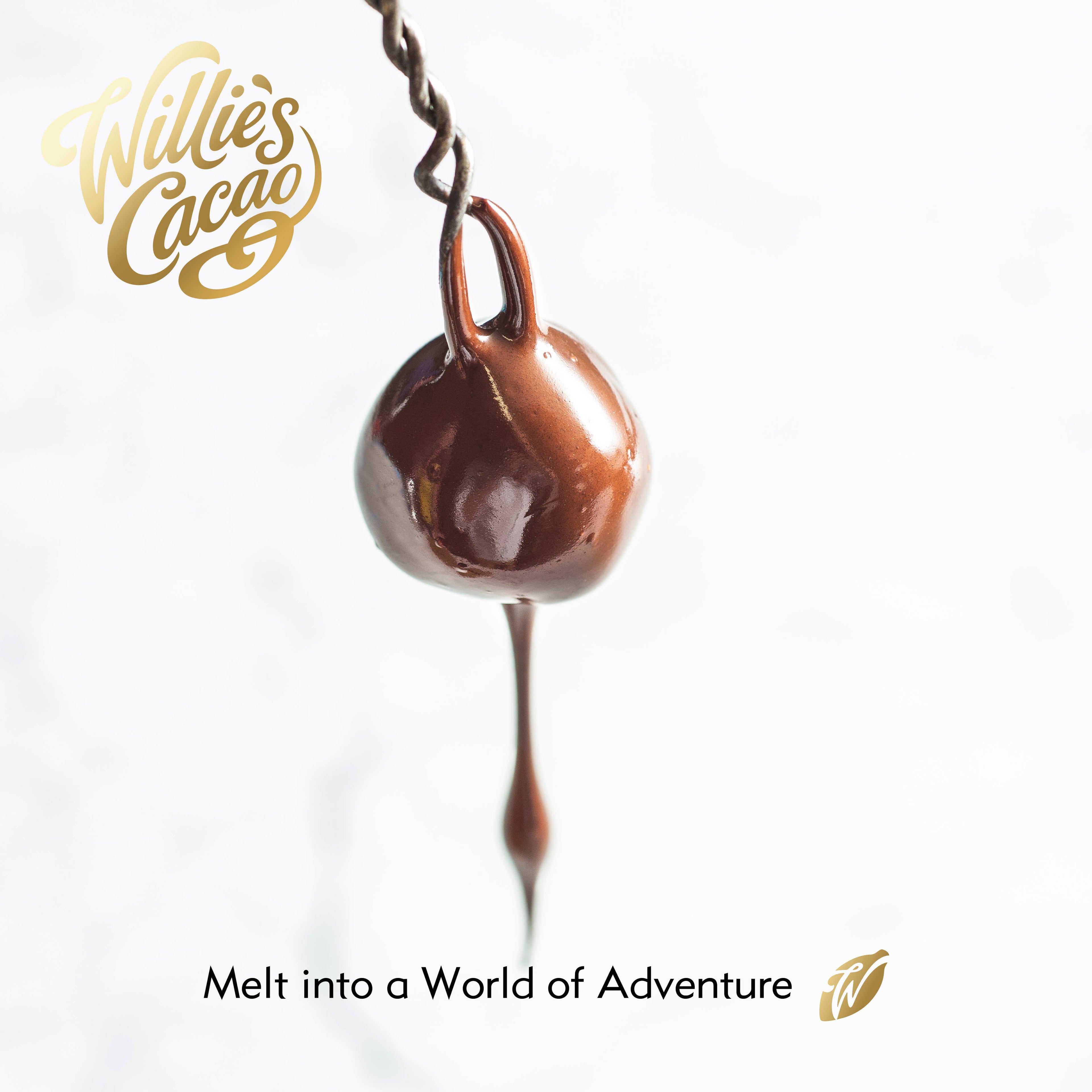 Dark Chocolate Praline Truffles w. Sea Salt. Vegan. x16 110g