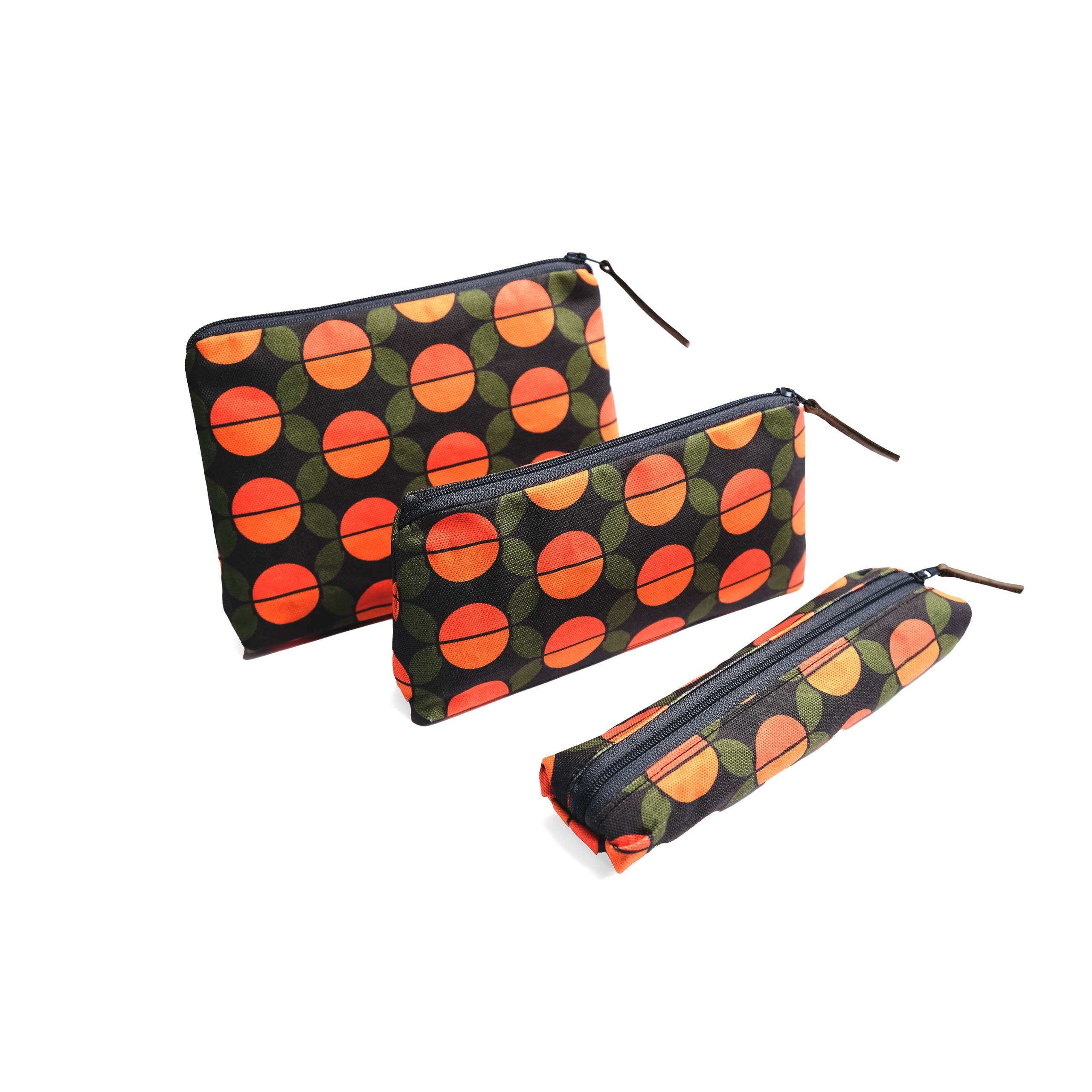 Larger Zipped Pouch - Seventies - Travel, Accessories