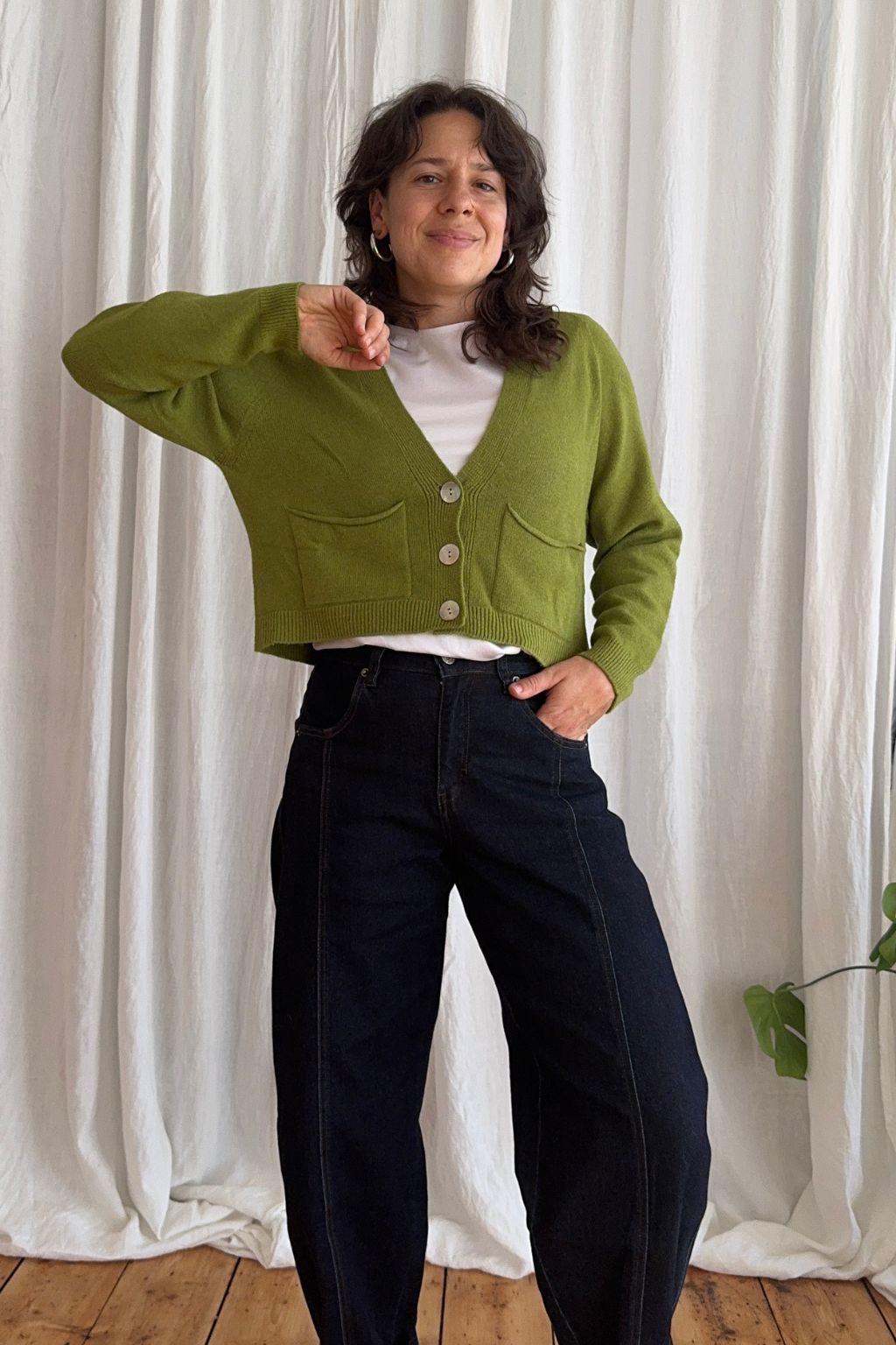 Pook Crop Knit Cardigan