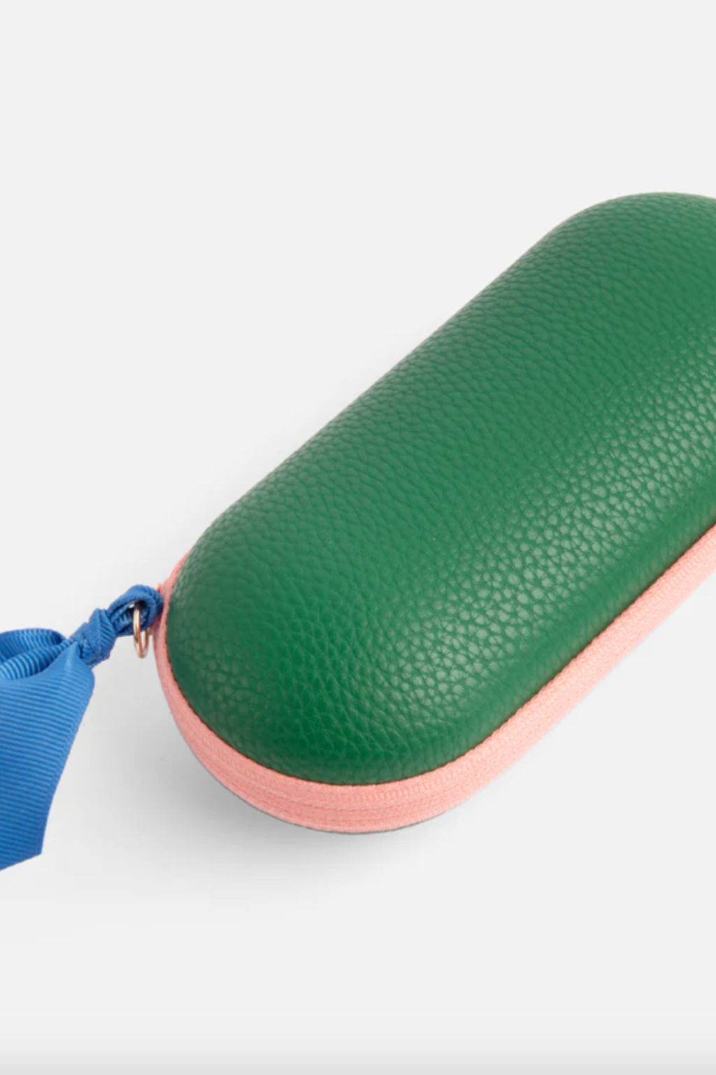 Green Zip Around Glasses Case