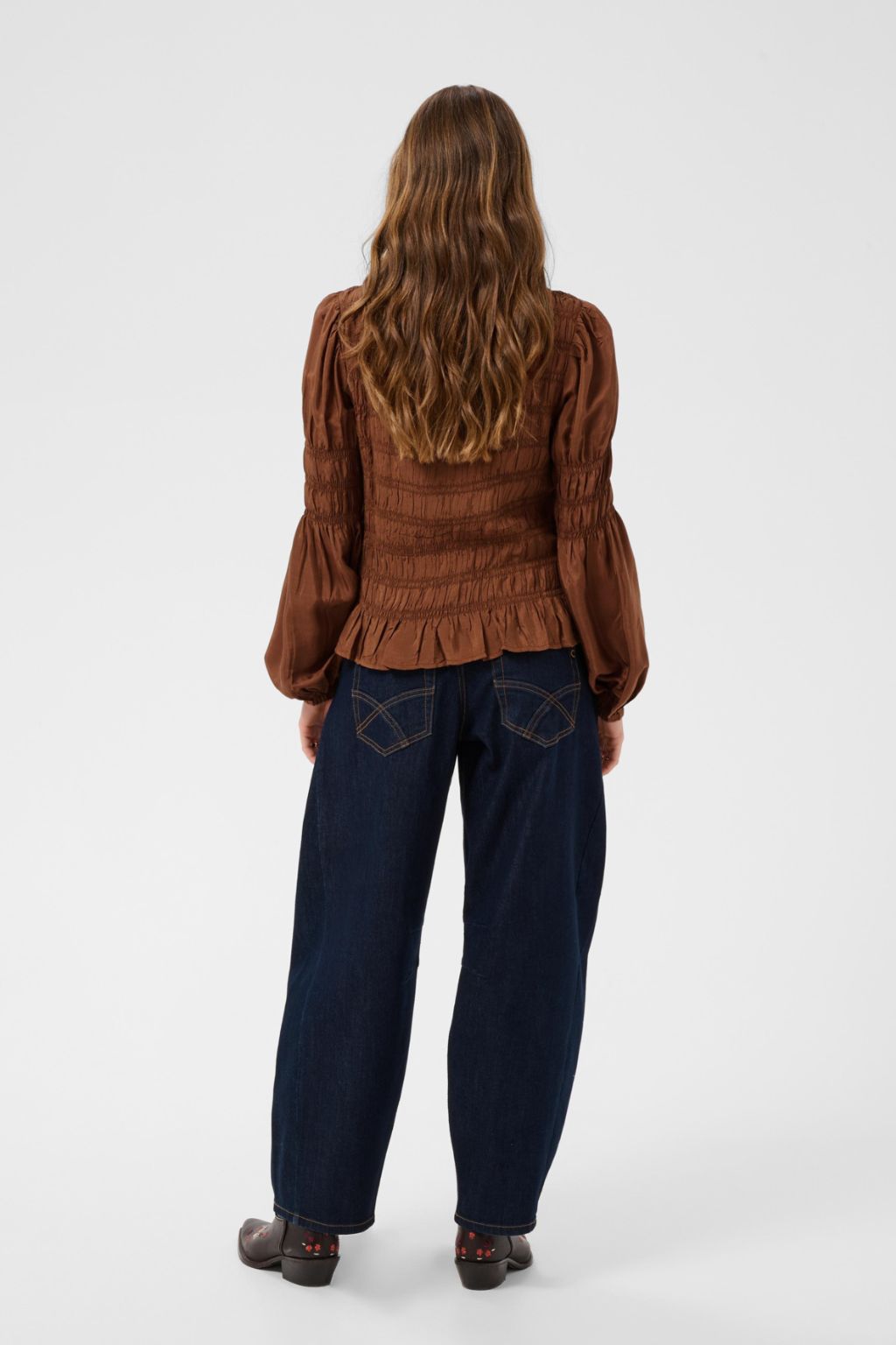 Henva Blouse - Friar Brown
