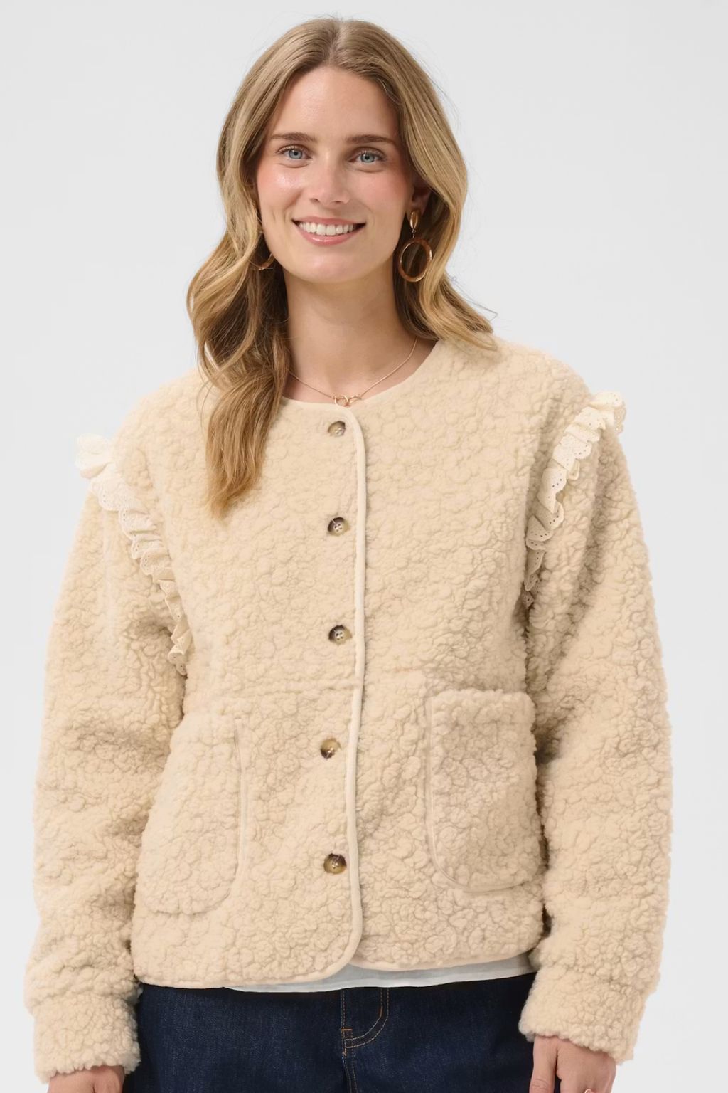 Rana Jacket - Lace Teddy Jacket
