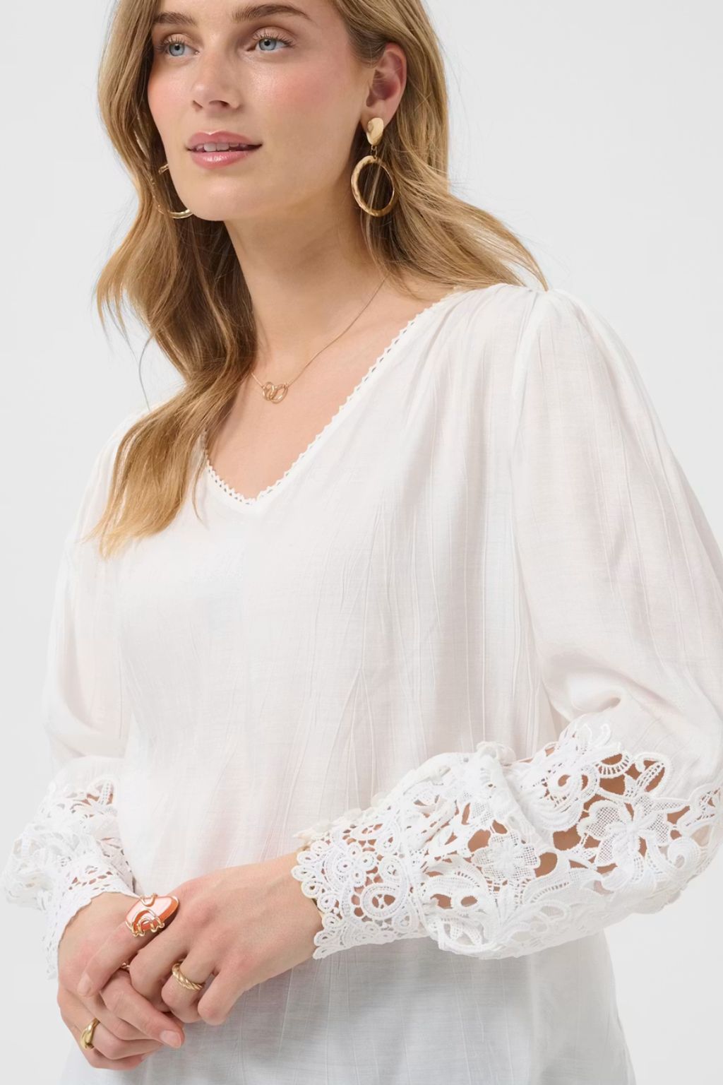 Tina Blouse - Snow White