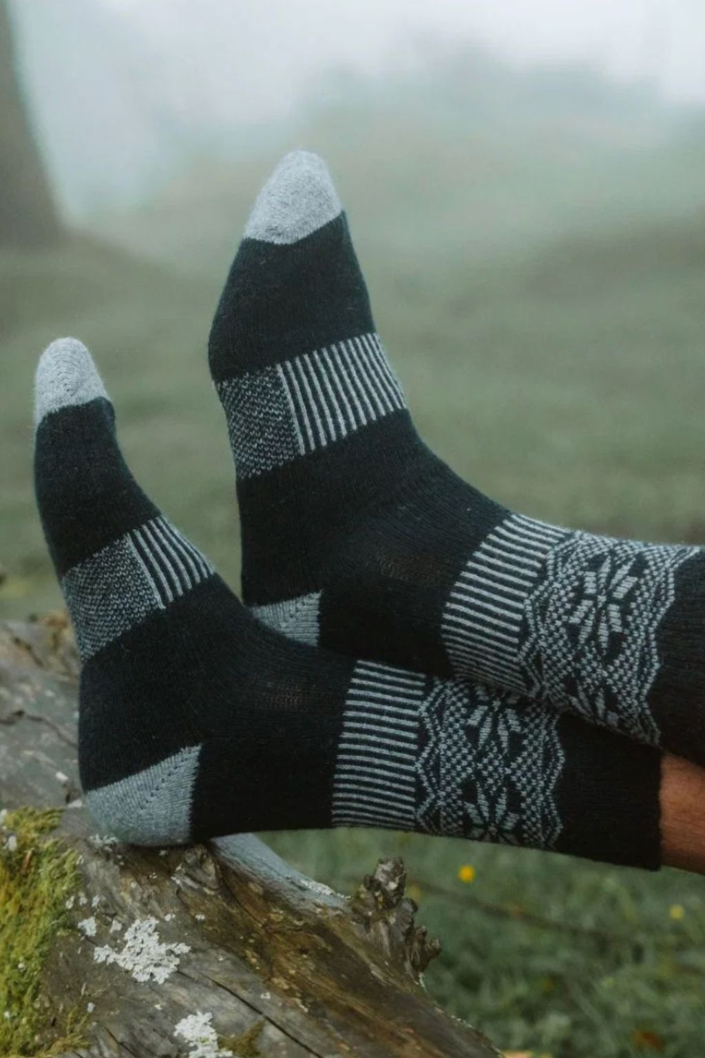 Explorer, Functional Socks For Men & Women - Navy/Grey