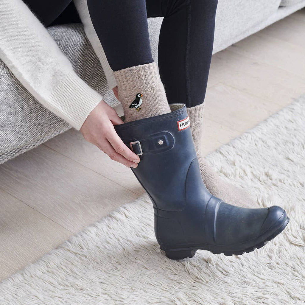Puffin Coastal Wool Socks