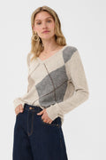 Hope Knit Pullover - Oatmeal Melange