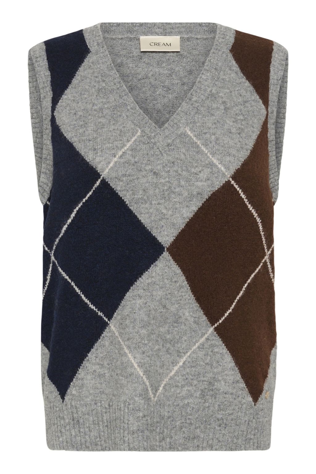 Hope Knit Slipover - Grey Melange