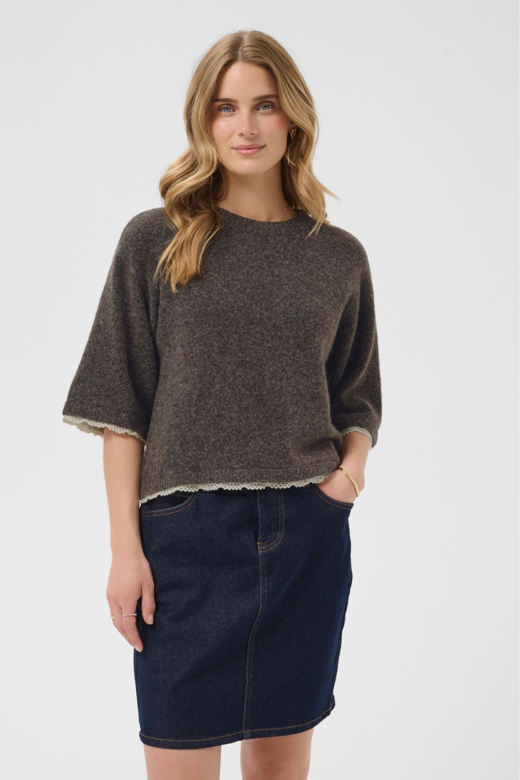 Kibana Knit Pullover - Java Melange