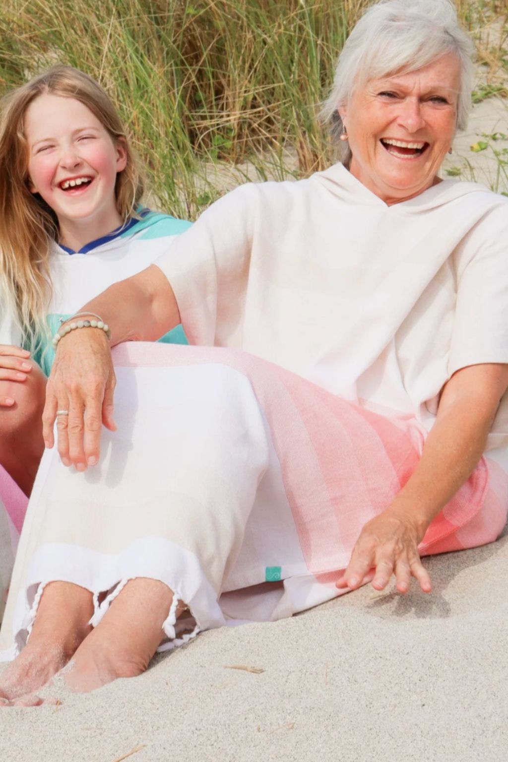 Drift Changing Robe - Sand/Coral