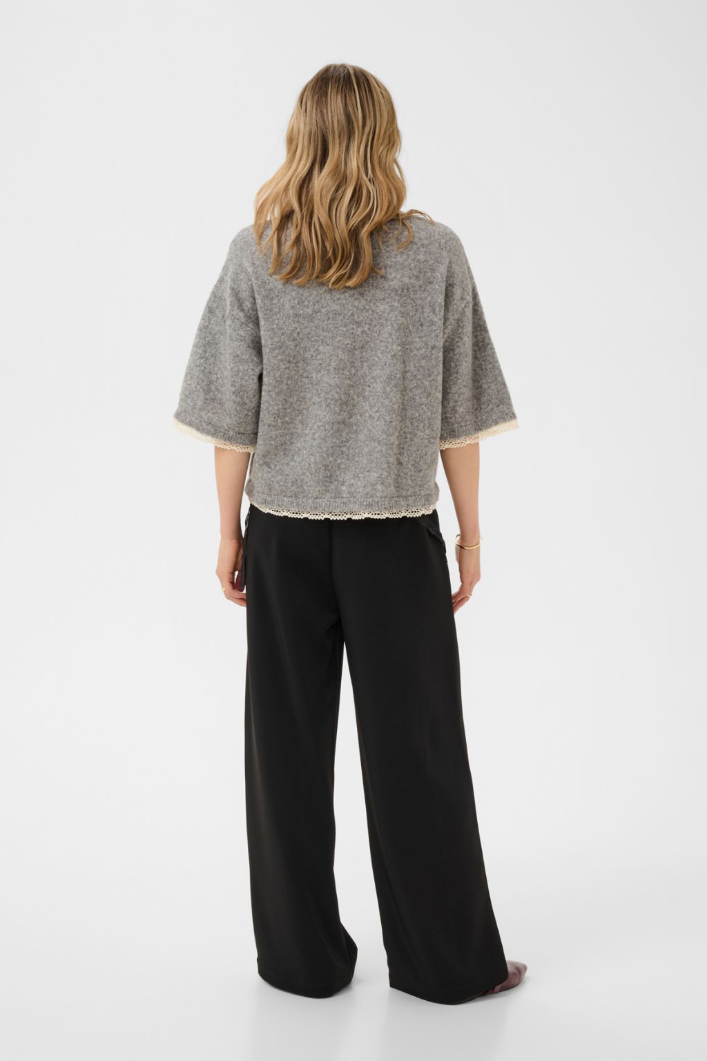 Kibana Knit Pullover - Grey Melange