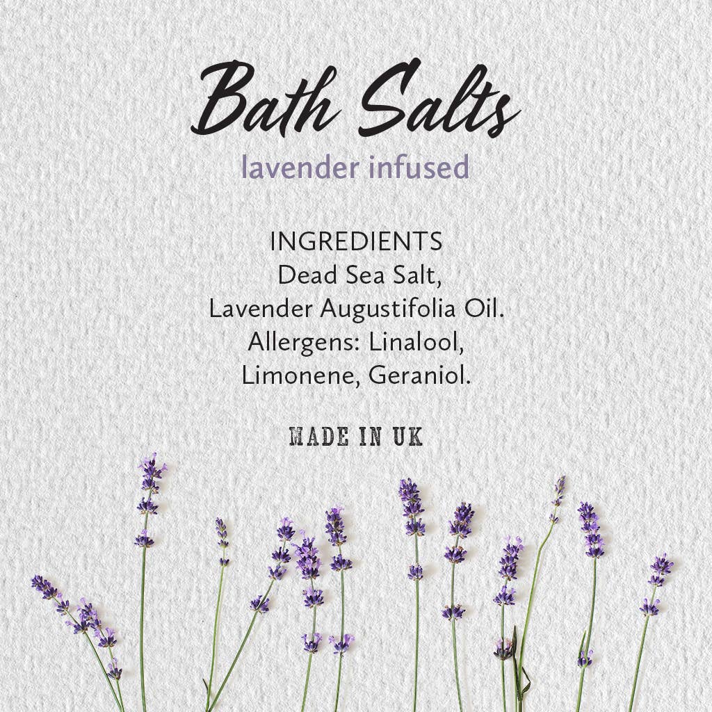 BOTANICAL COLLECTION - 300G LAVENDER BATH SALTS