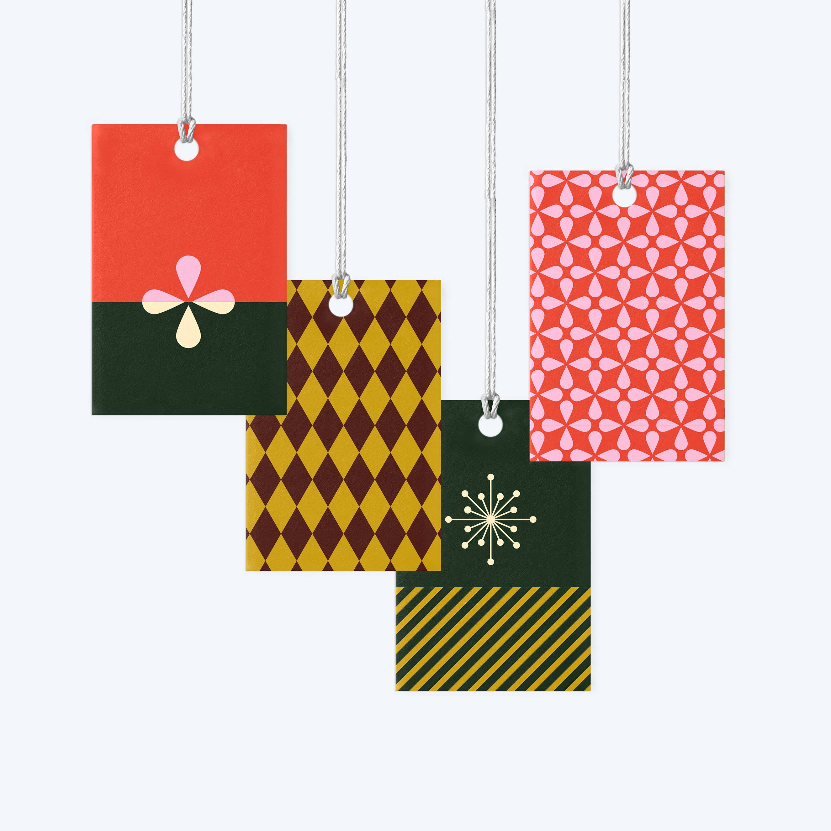 Vintage Baubles | Christmas Gift Tags Pack (4)