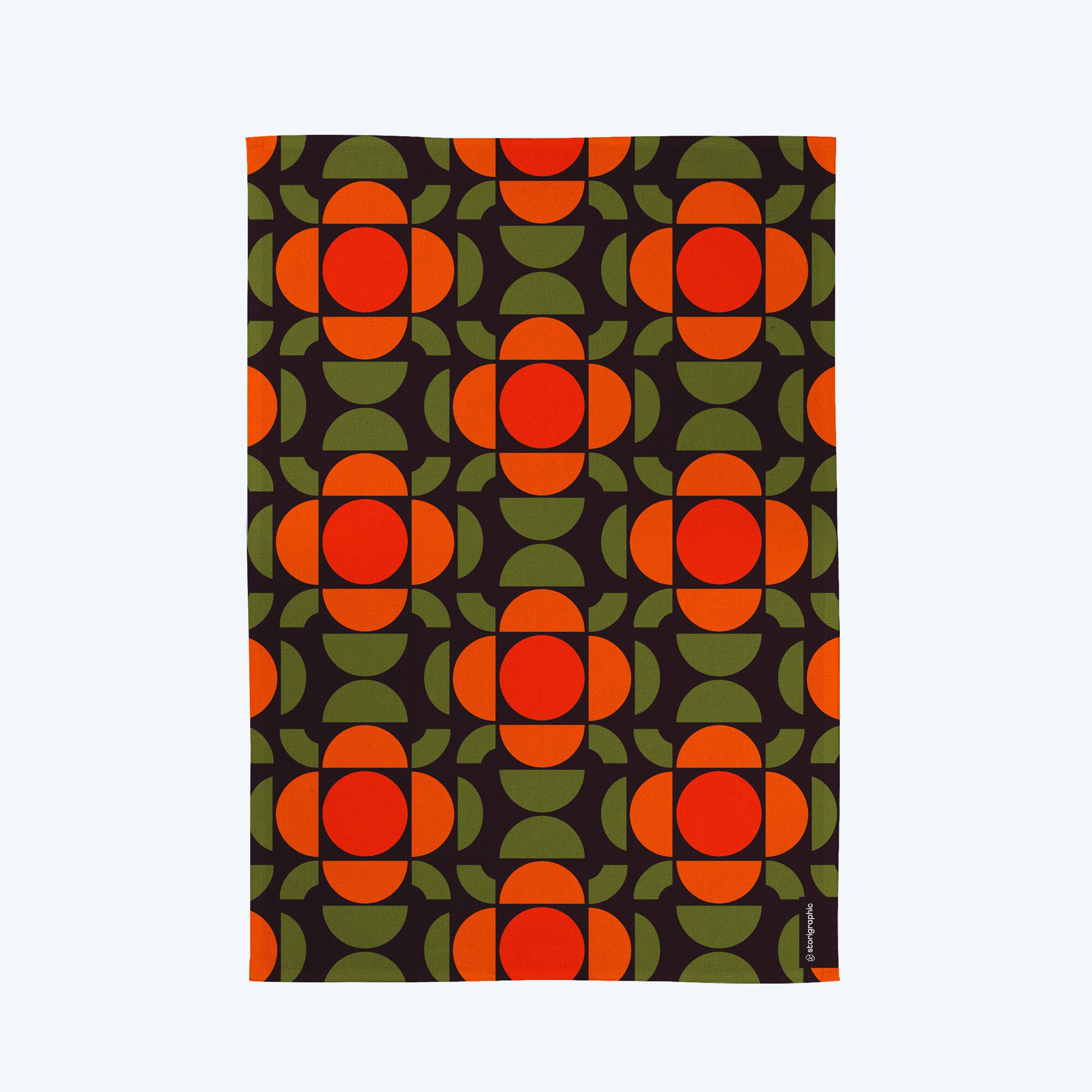 Seventies 3 - Seventies Series - Cotton Tea Towel