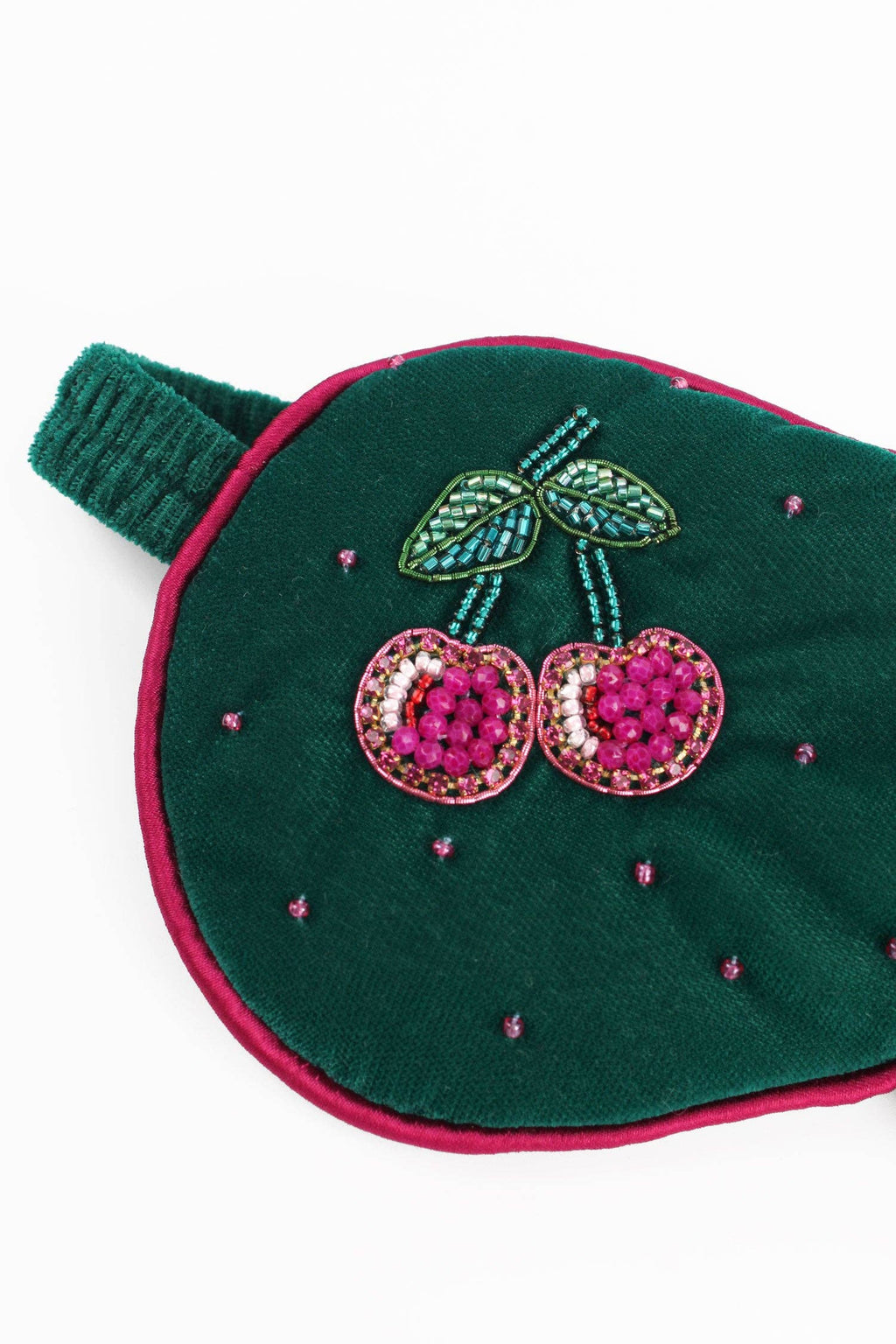 CHERRY EYE SLEEP MASK WITH BAG