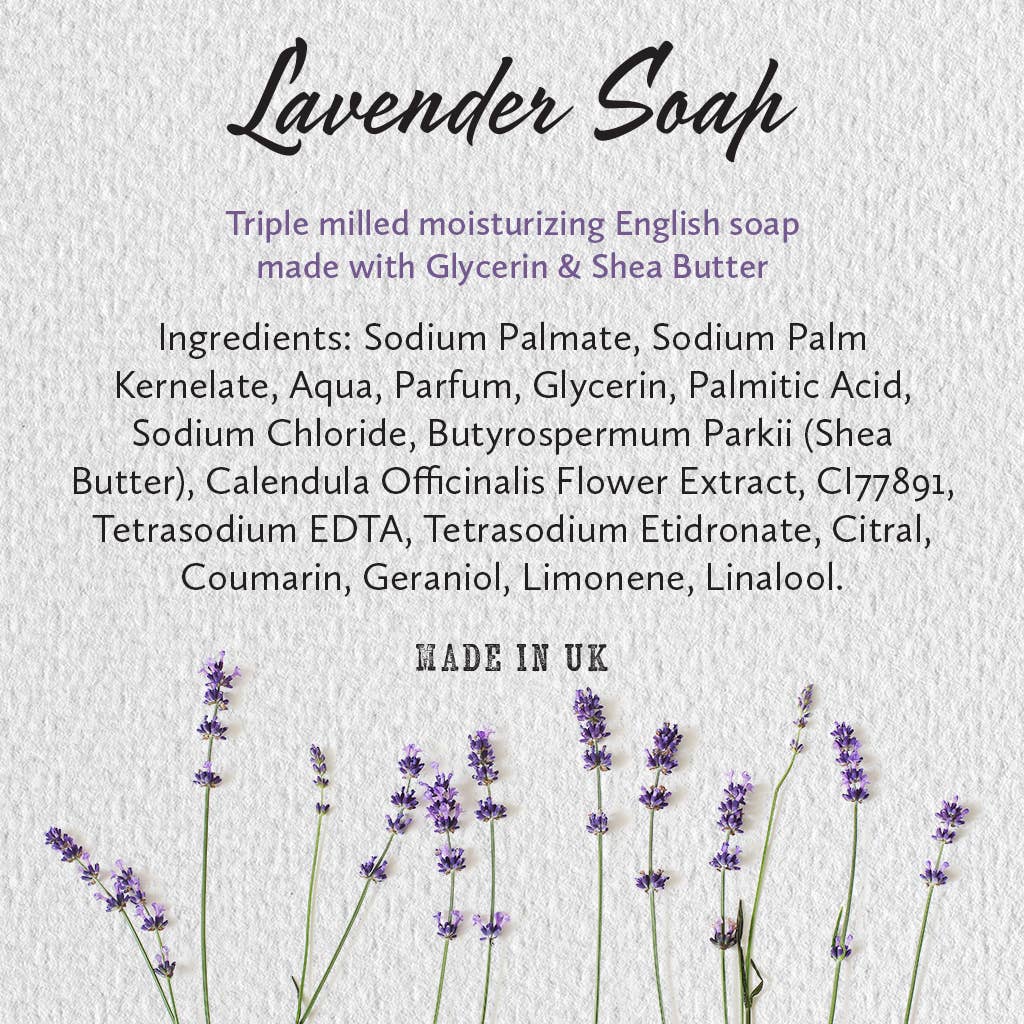 BOTANICAL COLLECTION - 190G LAVENDER SOAP BAR