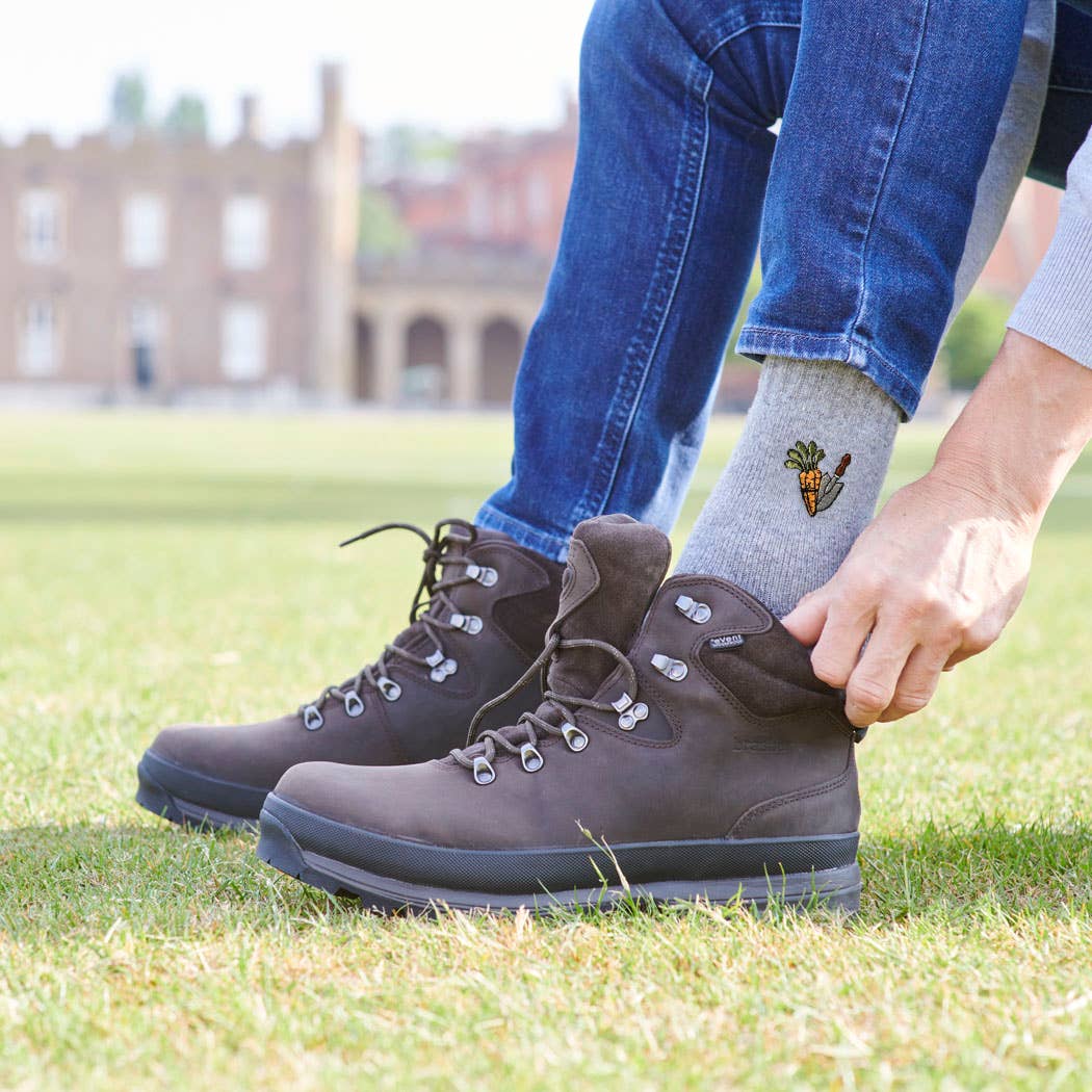 Carrot & Trowel Gardening Wool Socks