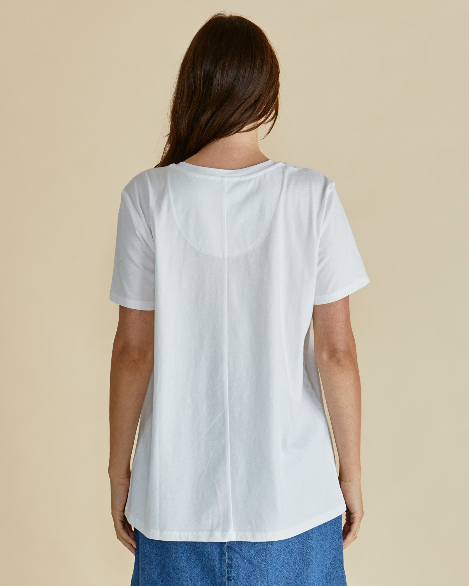 Ellia Crew Tee - Bom Dia Paria Print