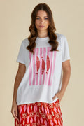 Ellia Crew Tee - Sardinia Print