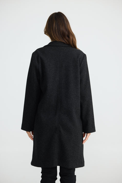 Bella Coat - Black Marle