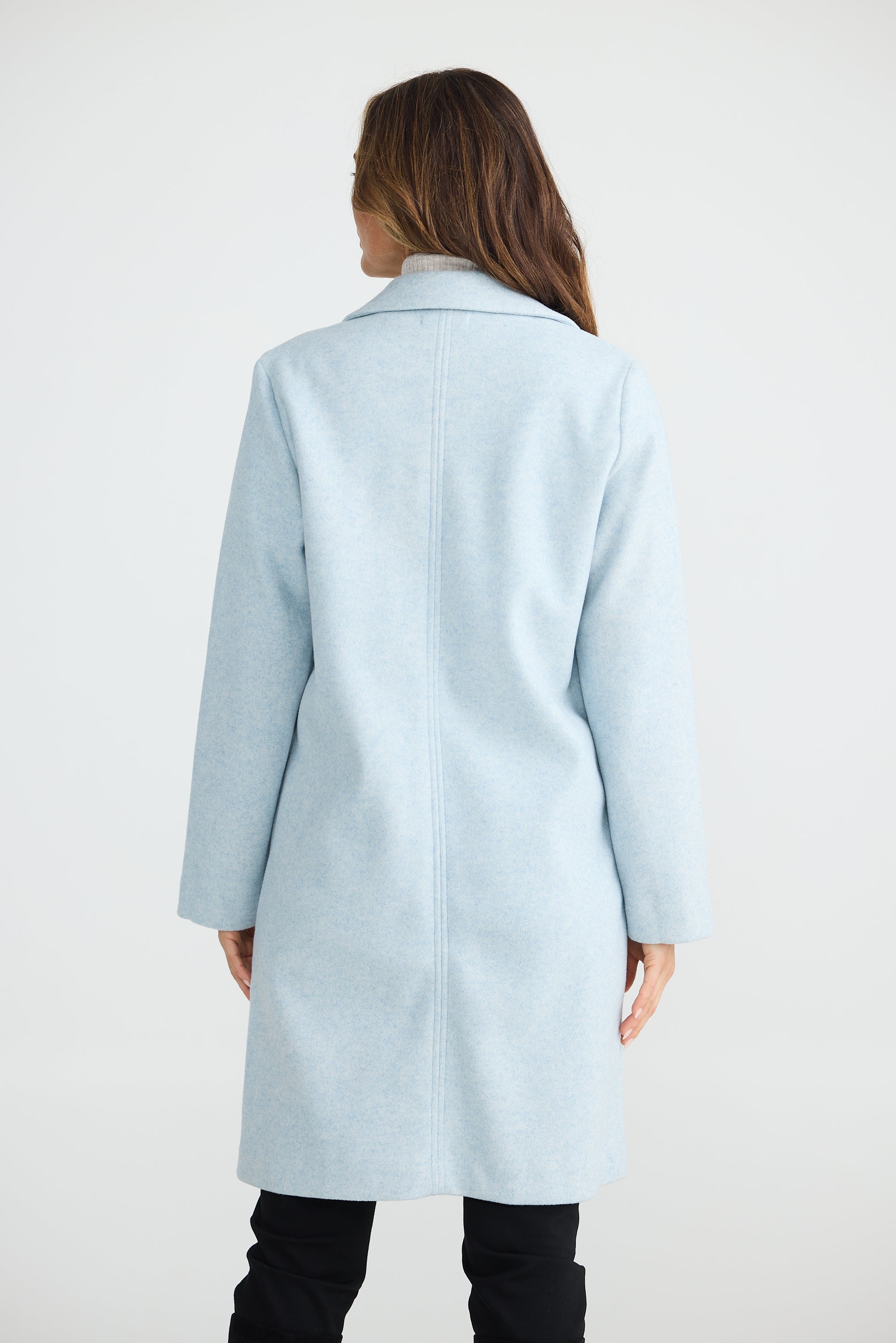 Bella Coat - Ice Blue Marle