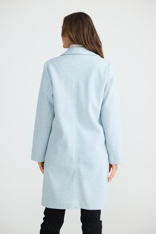 Bella Coat - Ice Blue Marle