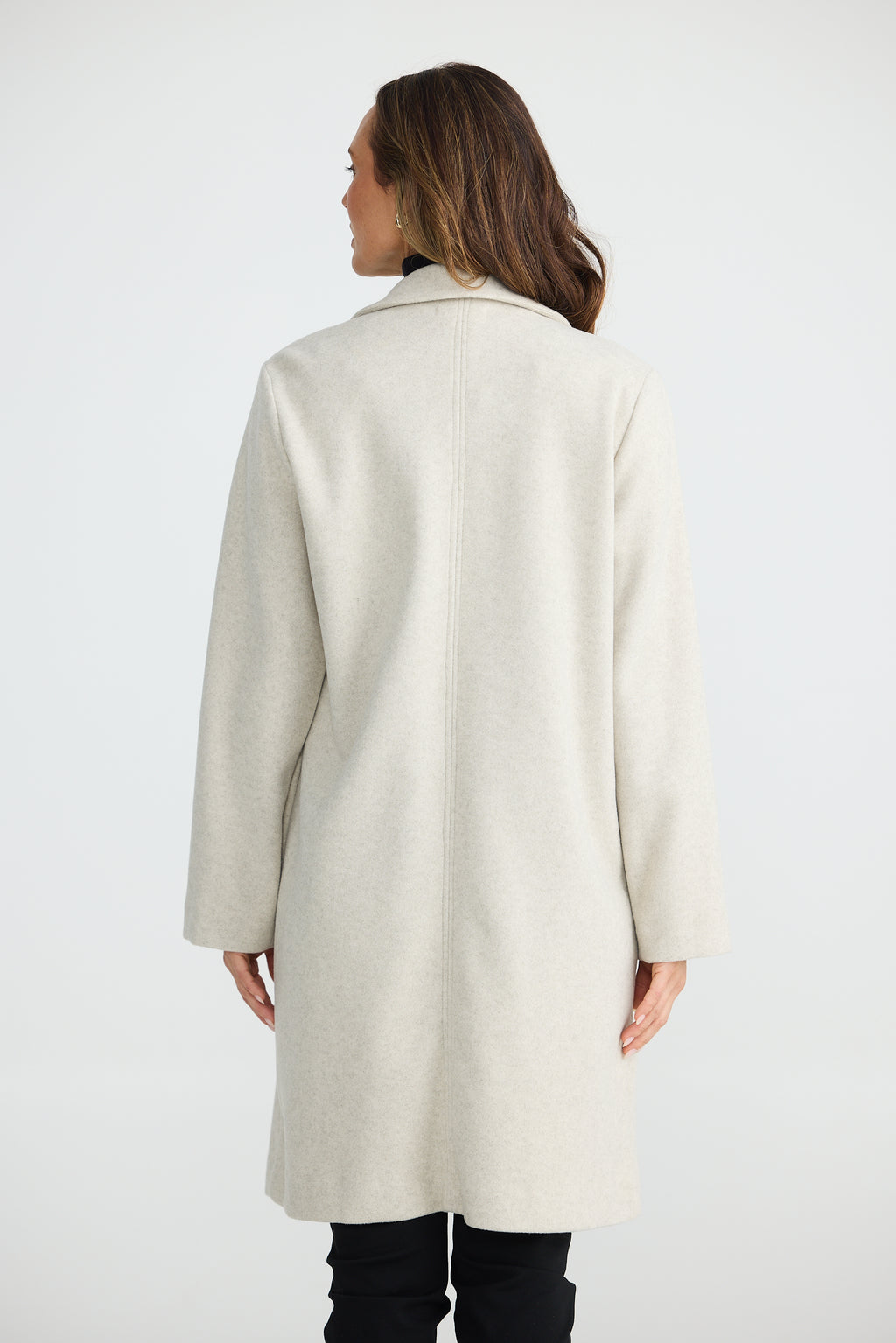 Bella Coat - Oat Marle