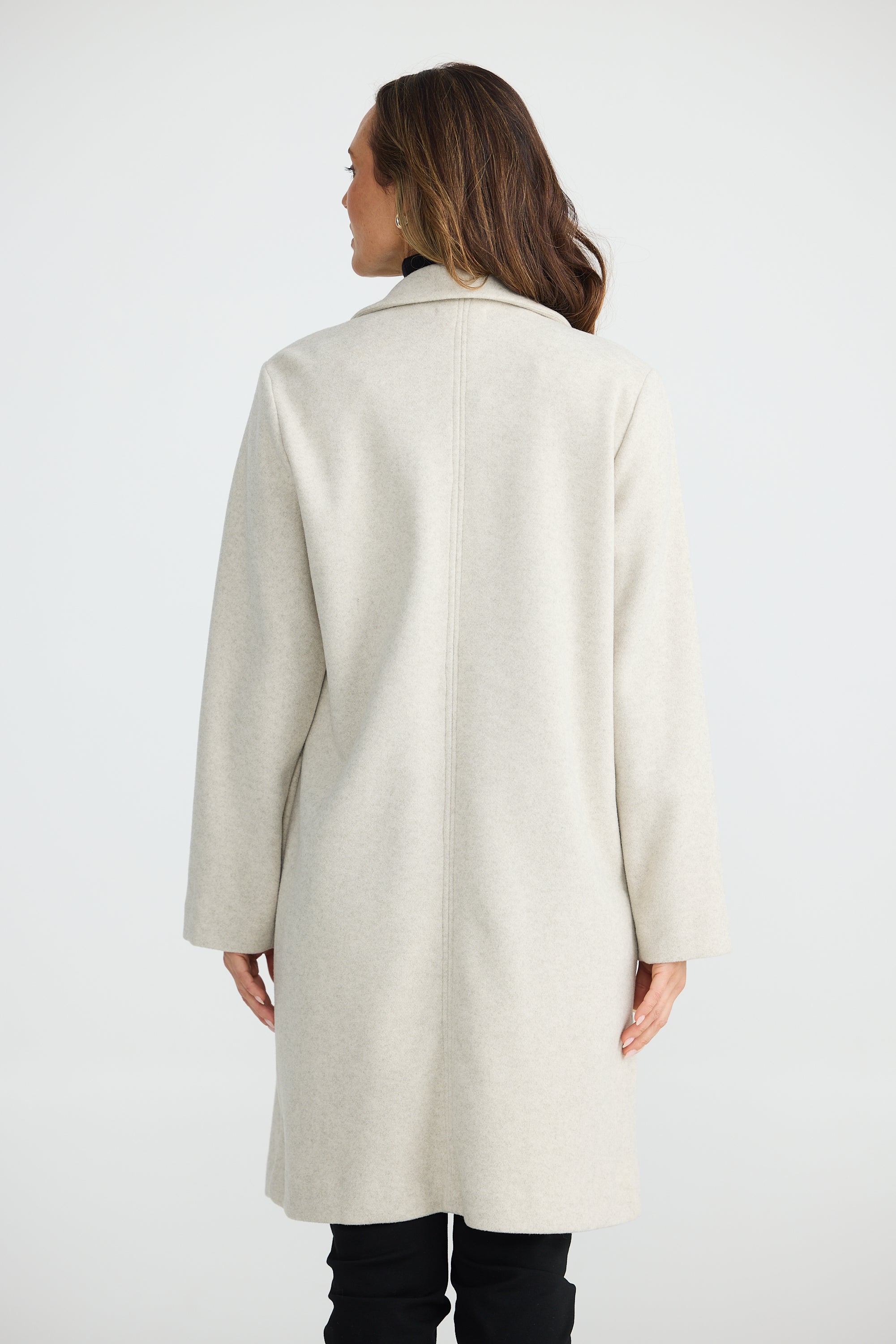 Bella Coat - Oat Marle