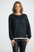 Orbit Knit - Black Metalic