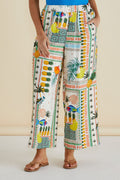 Sable Wide Leg Pant - Paradise Print