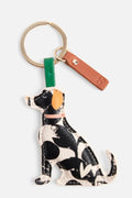 Mono Bloom Labrador Dog Keyring
