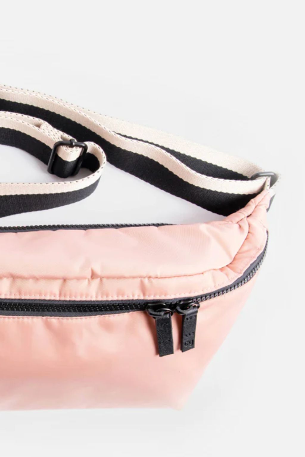 Pink Padded Crossbody Bag