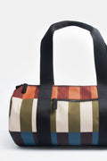 Retro Stripe Duffel Gym Bag