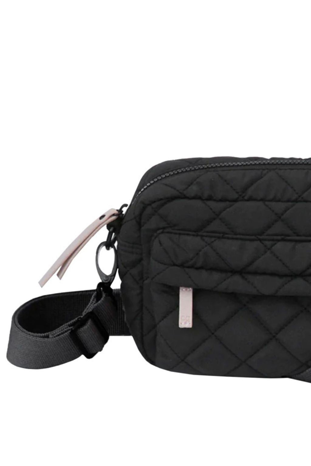 Quilted crossbody bag - Black