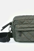 Quilted crossbody bag - Khaki