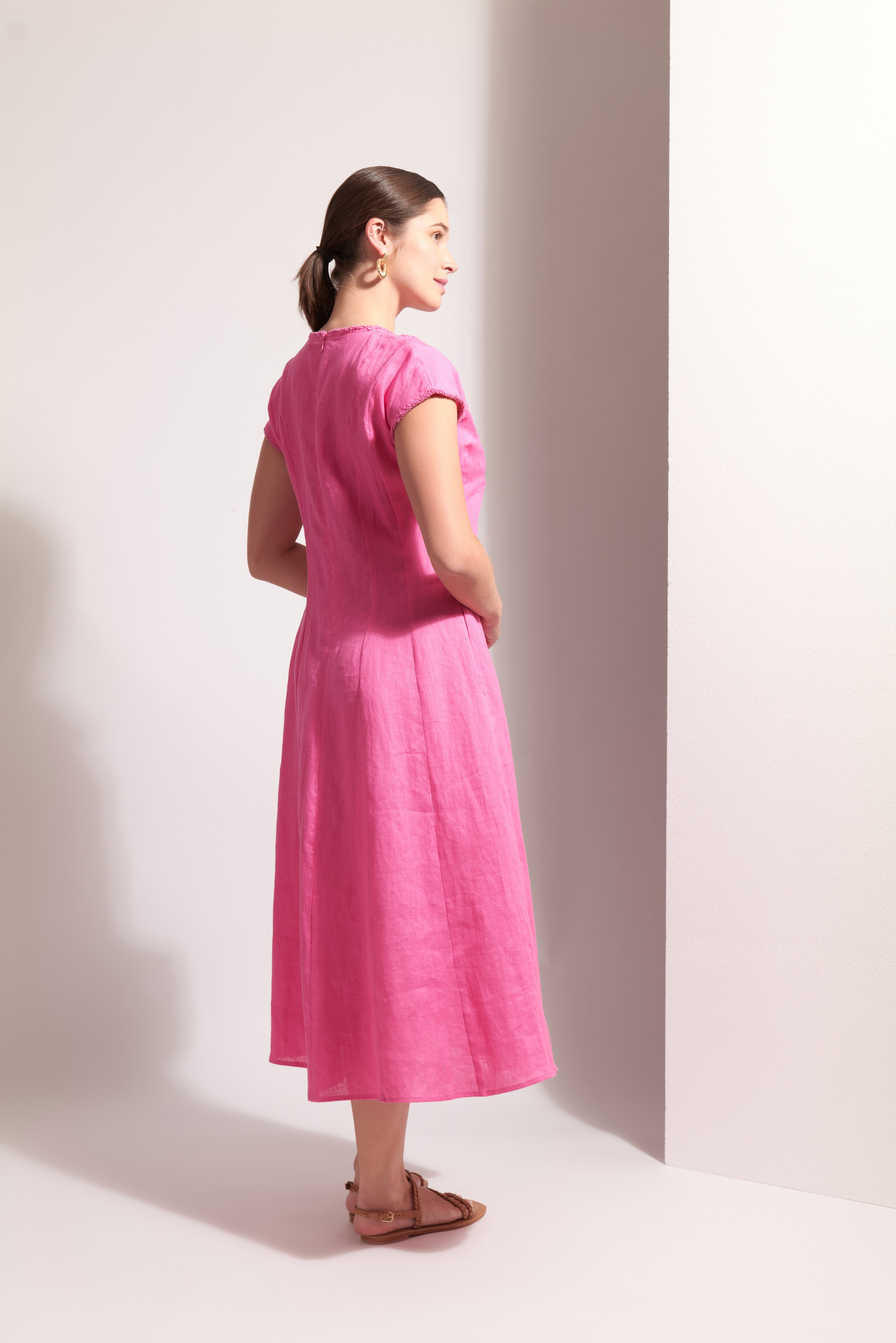 Festival Event Dress - Hot Pink