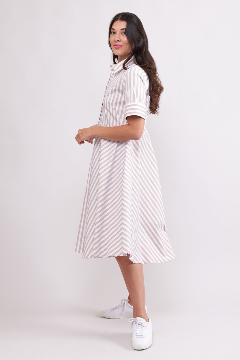 Award Winning Dress - Sand Stripe