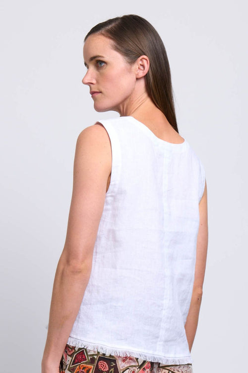 Benefits Shell - White