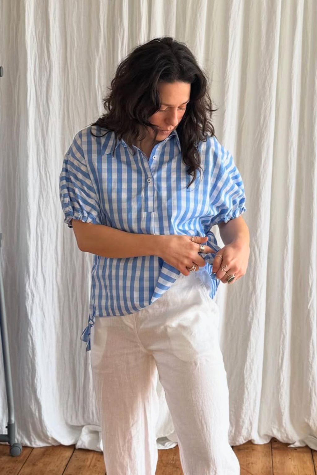 Jackpot Shirt - Blue Check