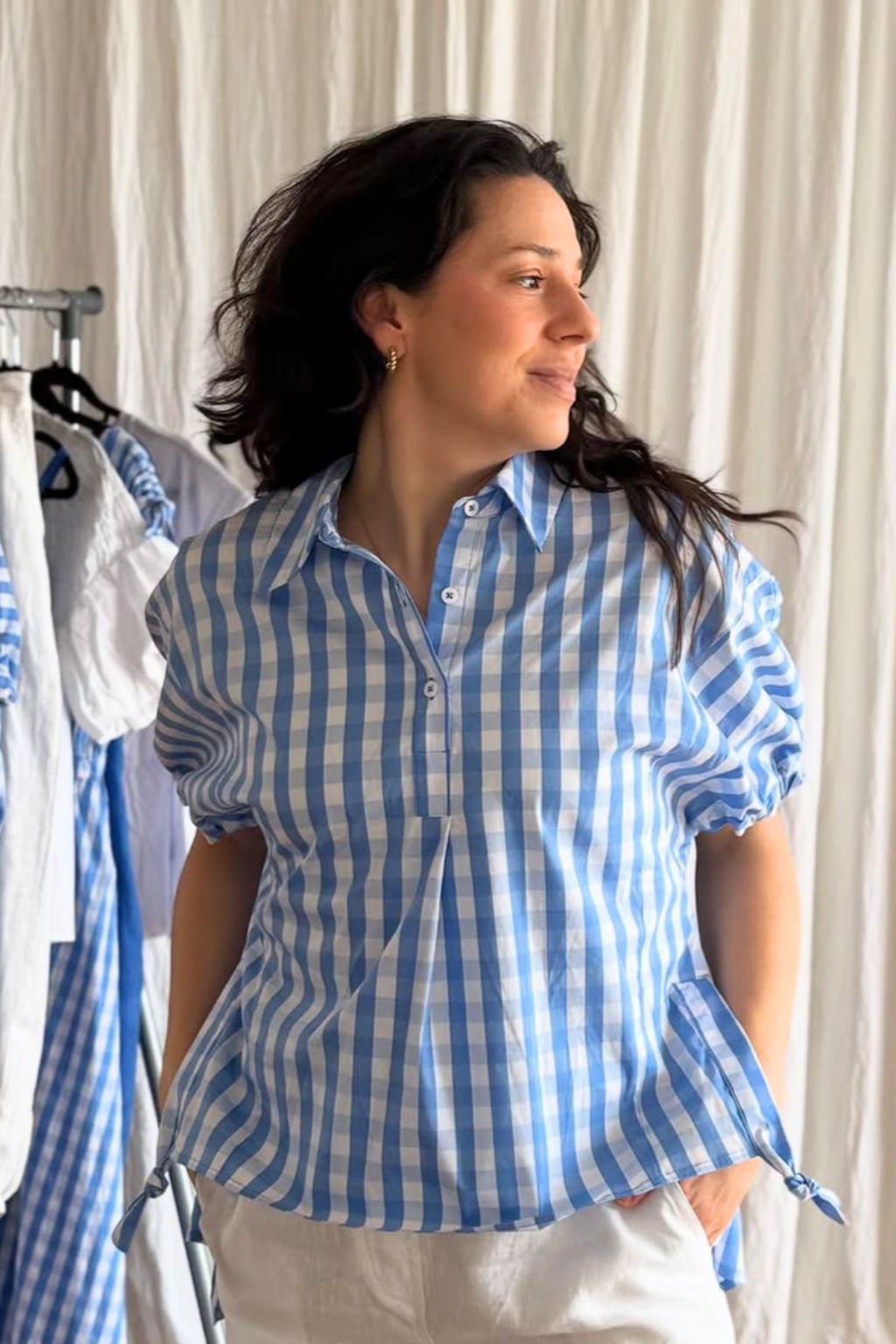 Jackpot Shirt - Blue Check