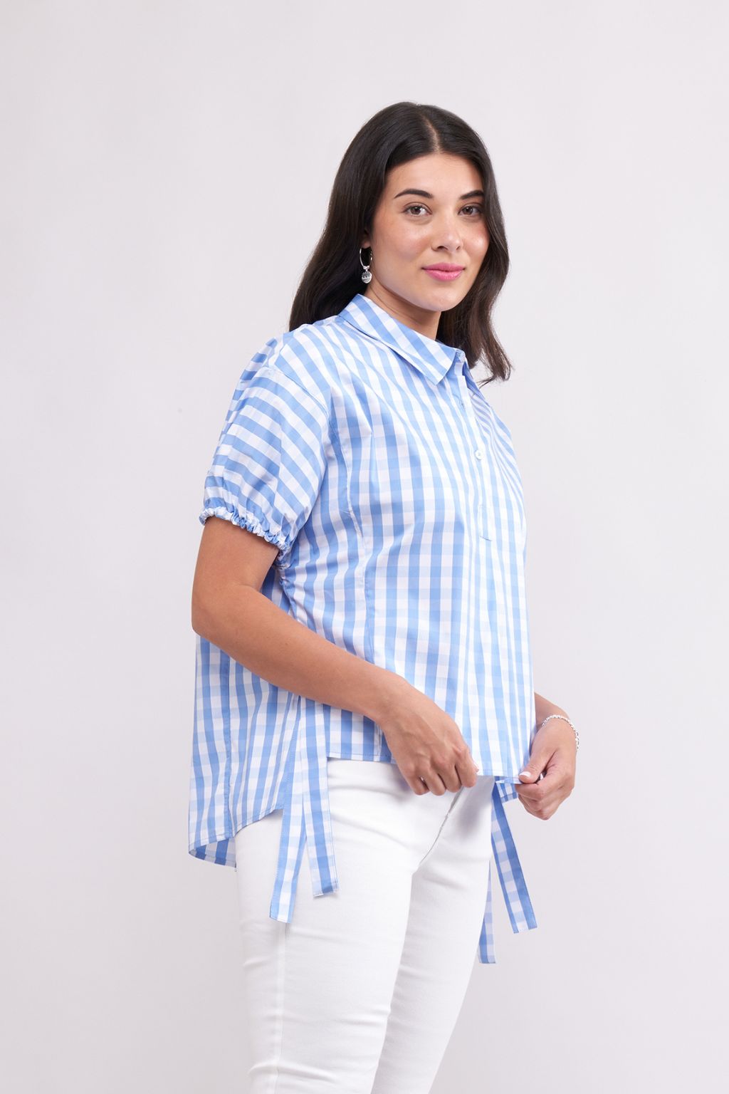 Jackpot Shirt - Blue Check