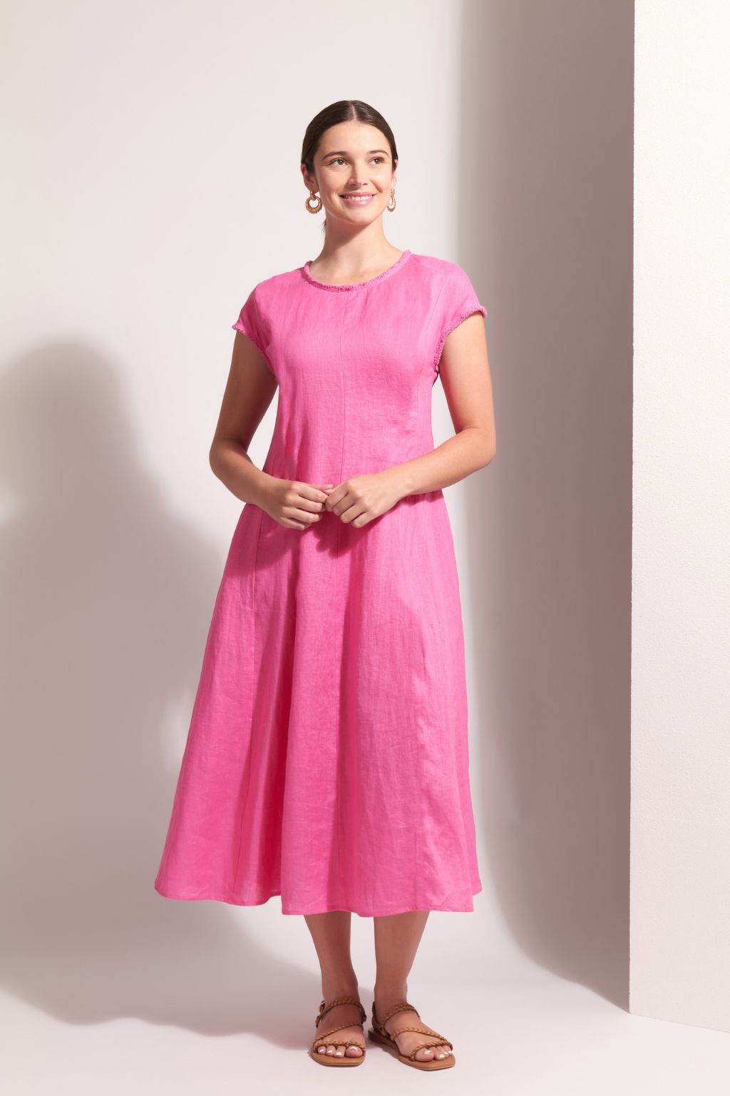 Festival Event Dress - Hot Pink