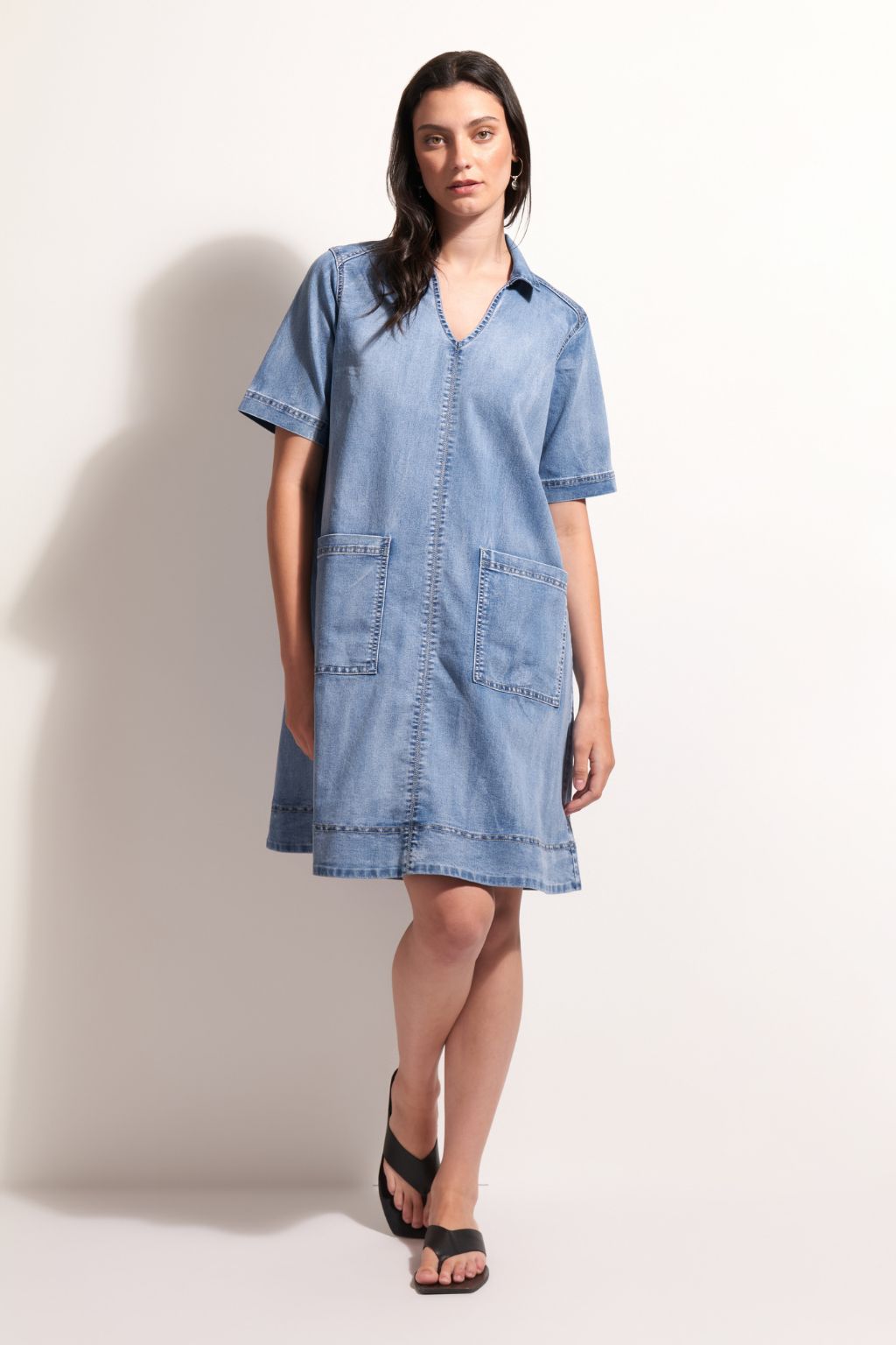 Jean-ious Dress - Blue Wash