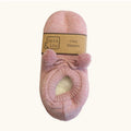 Pink marl cosy slippers