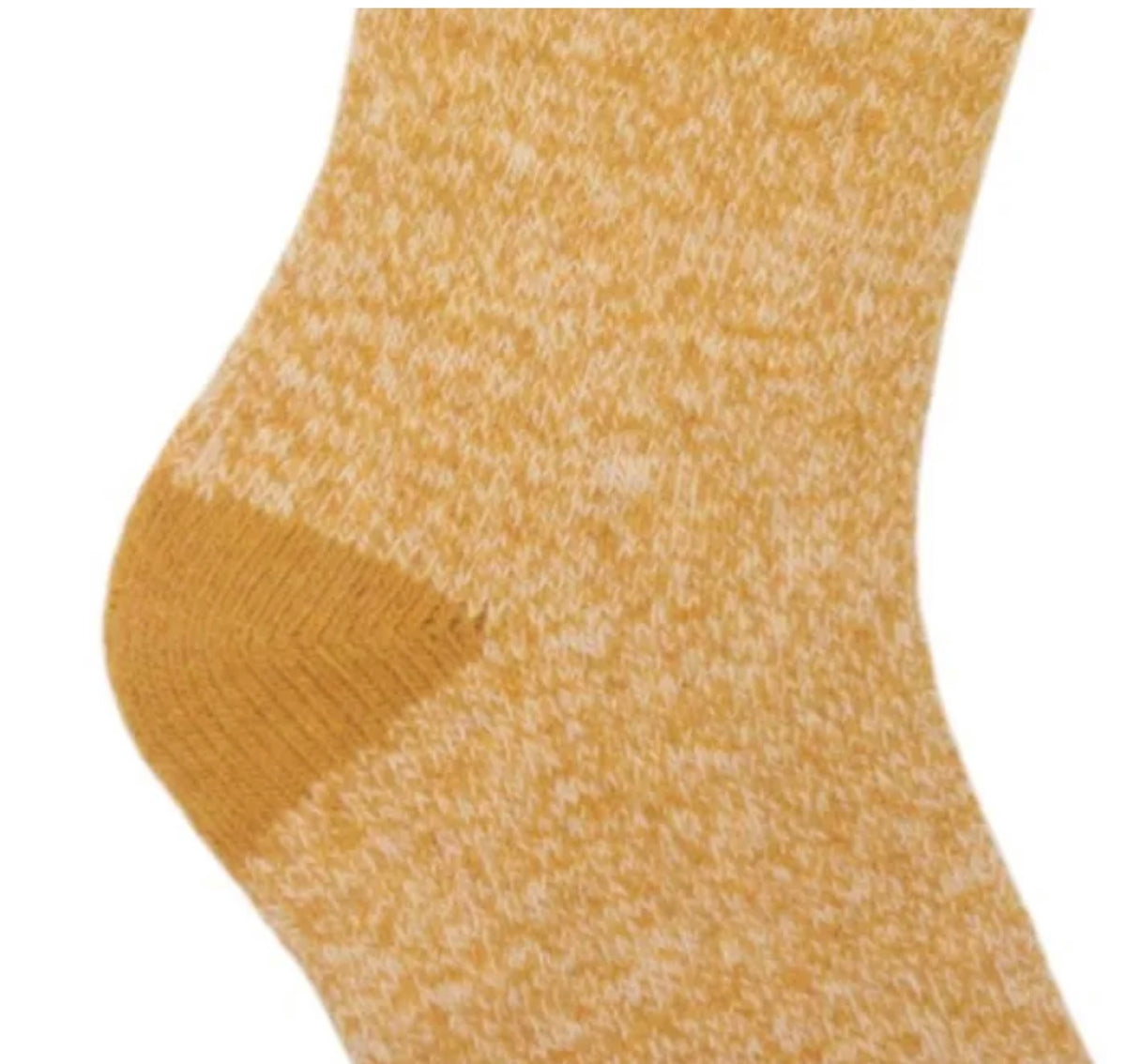 Gold marl cosy socks