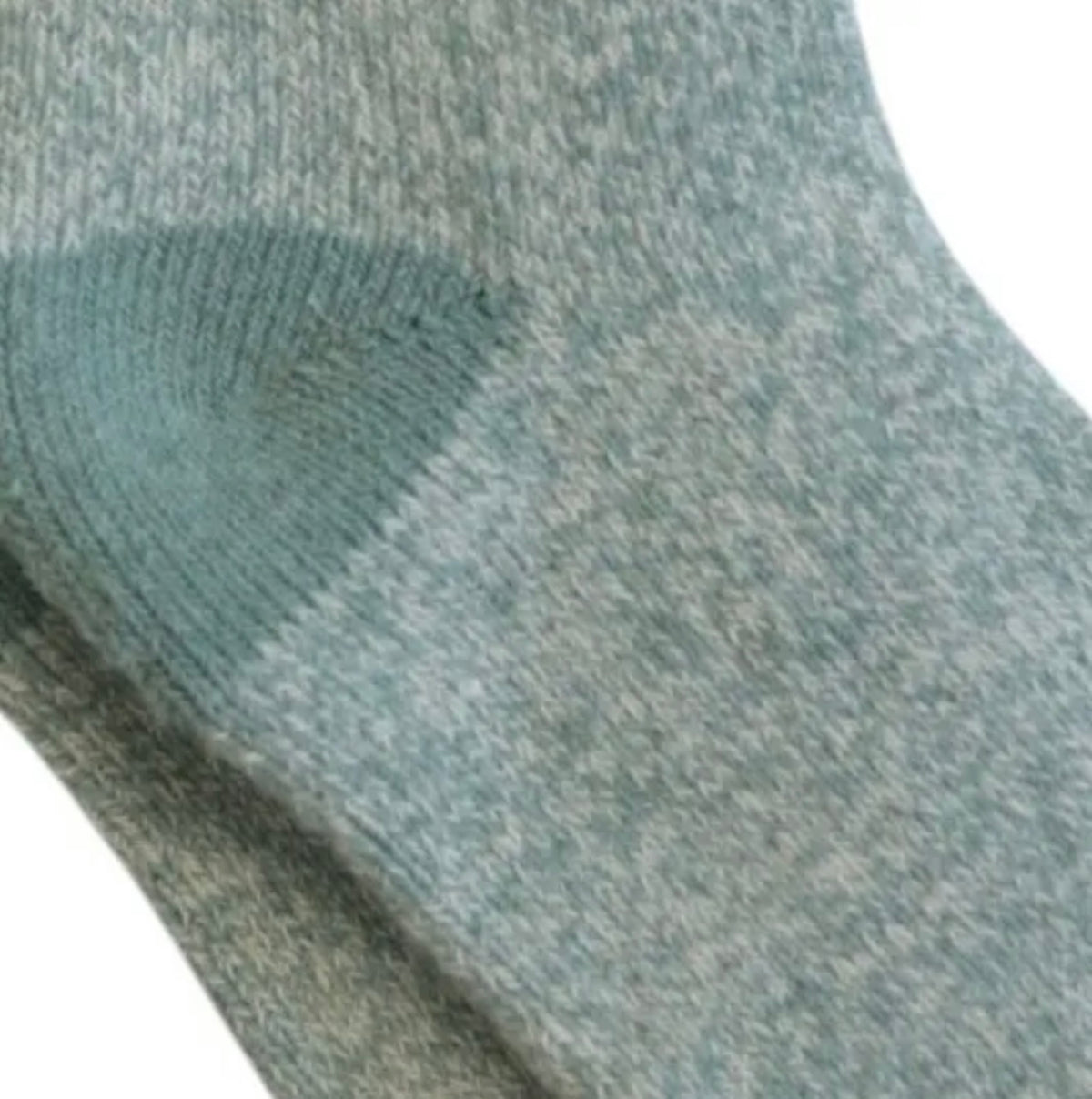 Green marl cosy socks