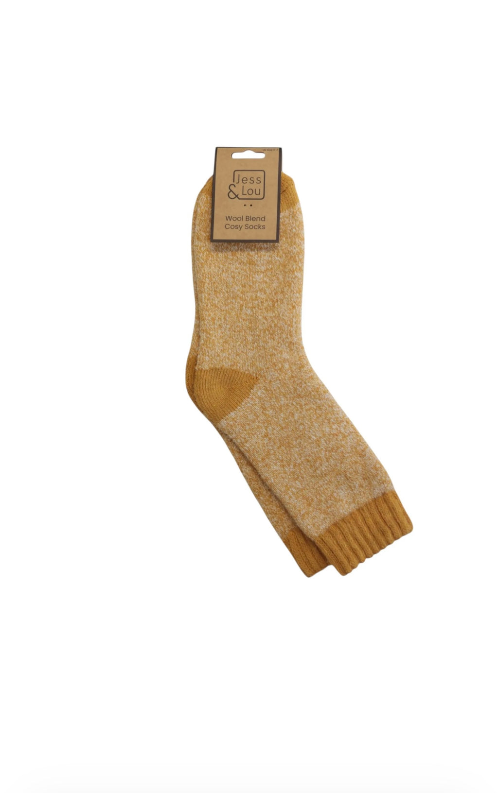 Gold marl cosy socks